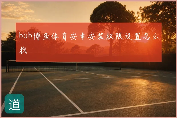bob博鱼体育安卓安装权限设置怎么找